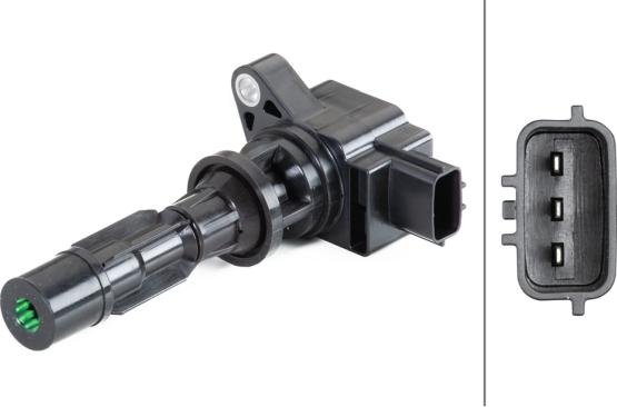 HELLA 5DA 358 057-461 - Котушка запалювання autocars.com.ua