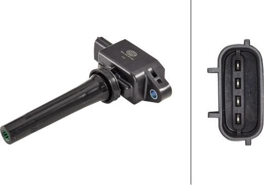 HELLA 5DA 358 057-591 - Котушка запалювання autocars.com.ua