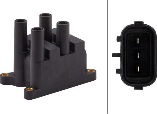 HELLA 5DA 358 057-851 - Котушка запалювання autocars.com.ua