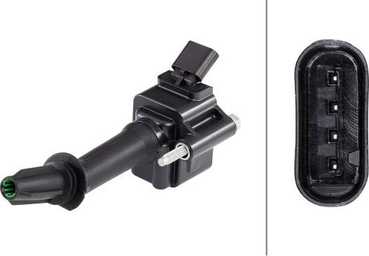 HELLA 5DA 358 057-921 - Котушка запалювання autocars.com.ua