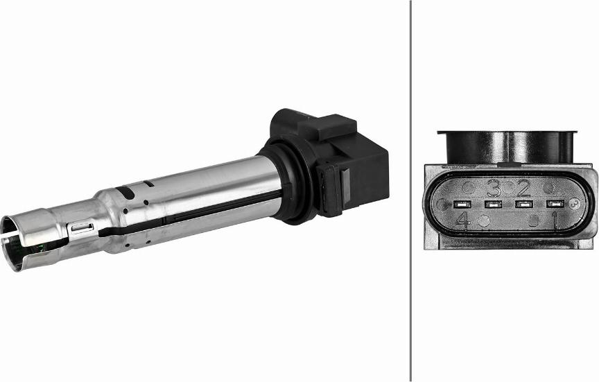 HELLA 5DA 358 102-981 - Котушка запалювання autocars.com.ua