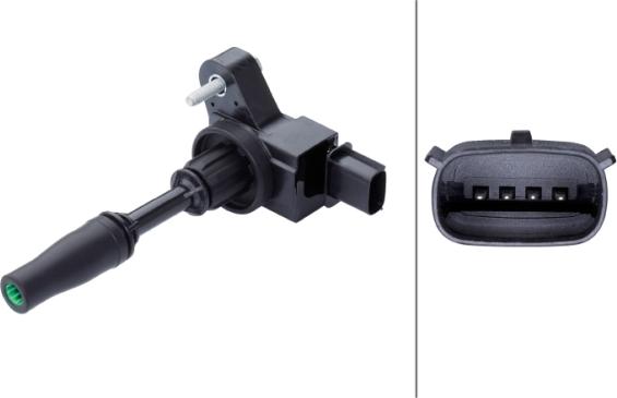 HELLA 5DA 358 168-121 - Котушка запалювання autocars.com.ua