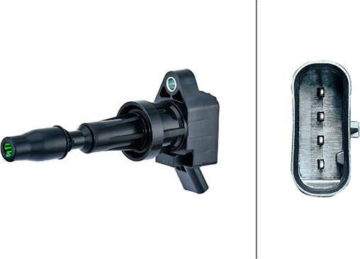 HELLA 5DA 358 168-771 - Котушка запалювання autocars.com.ua