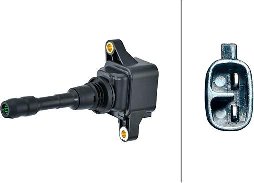 HELLA 5DA 358 168-791 - Котушка запалювання autocars.com.ua