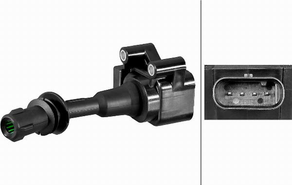 HELLA 5DA 358 290-111 - Котушка запалювання autocars.com.ua