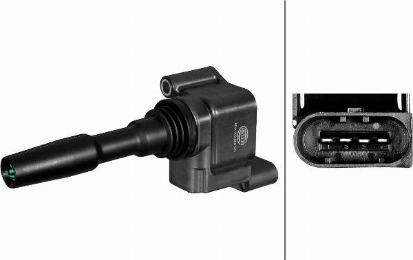 HELLA 5DA 358 290-131 - Котушка запалювання autocars.com.ua