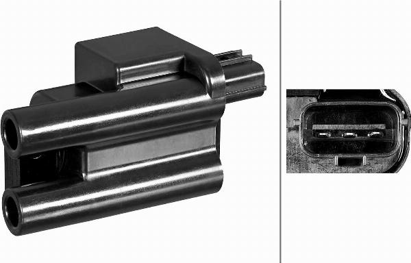 HELLA 5DA 358 290-431 - Котушка запалювання autocars.com.ua