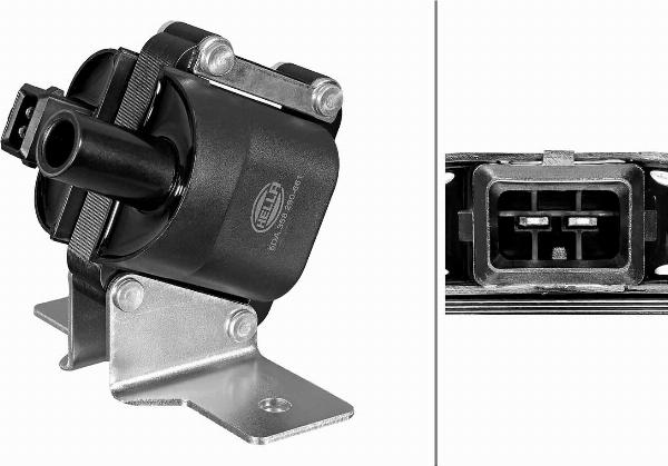 HELLA 5DA 358 290-661 - Котушка запалювання autocars.com.ua