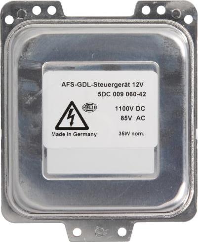 HELLA 5DC 009 060-421 - попередньо включений прилад, газорозрядна лампа autocars.com.ua