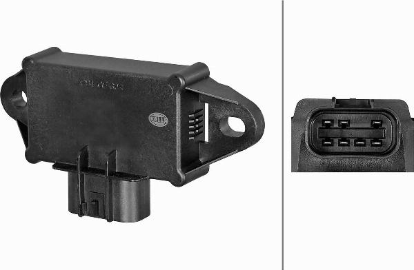 HELLA 5DE 934 742-001 - Керуючий прилад, паливний насос autocars.com.ua