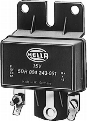 HELLA 5DR 004 243-051 - Регулятор напряжения, генератор autodnr.net