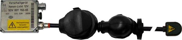 HELLA 5DV 007 760-651 - попередньо включений прилад, газорозрядна лампа autocars.com.ua