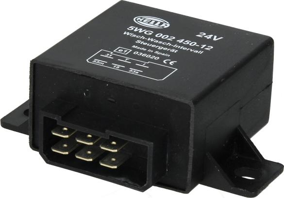 HELLA 5WG 002 450-121 - Реле, інтервал включення склоочисника autocars.com.ua