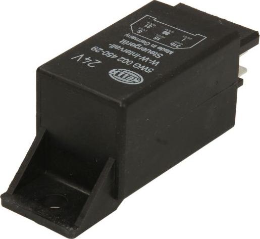 HELLA 5WG 002 450-291 - Реле, інтервал включення склоочисника autocars.com.ua