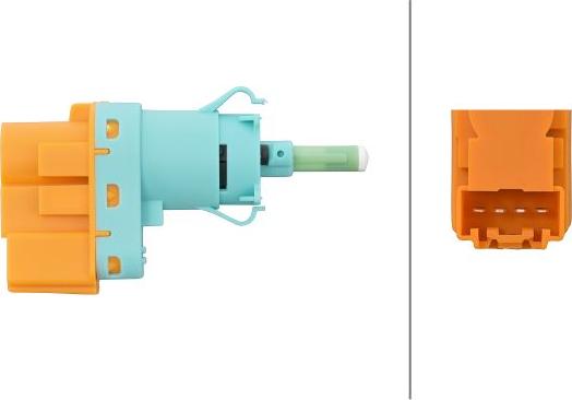 HELLA 6DD 010 966-681 - Вимикач ліхтаря сигналу гальмування autocars.com.ua