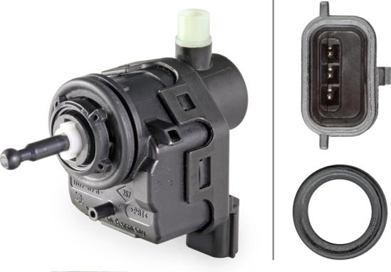 HELLA 6NM 007 878-561 - Регулювальний елемент, регулювання кута нахилу фар autocars.com.ua