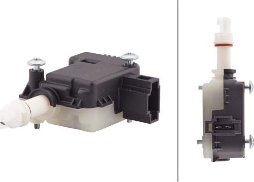 HELLA 6NW 007 546-071 - Регулювальний елемент, центральнийзамок autocars.com.ua