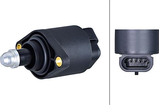 HELLA 6NW358 192-161 - Поворотна заслінка, підведення повітря autocars.com.ua