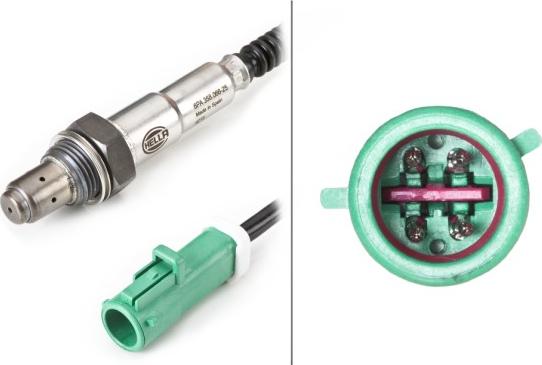 HELLA 6PA 358 066-251 - Лямбда-зонд autocars.com.ua