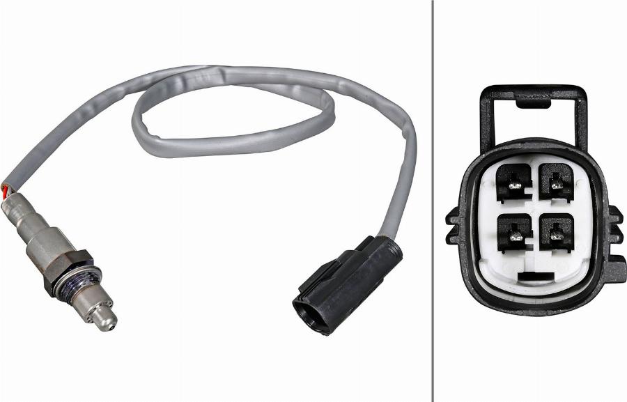 HELLA 6PA 358 221-221 - Лямбда-зонд autocars.com.ua