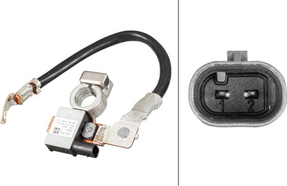 HELLA 6PK 010 547-761 - Датчик, управління акумуляторною батареєю autocars.com.ua