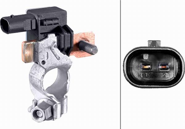 HELLA 6PK 012 767-371 - Датчик, управління акумуляторною батареєю autocars.com.ua