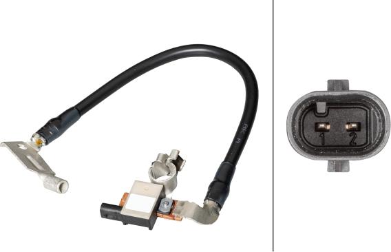 HELLA 6PK 013 288-911 - Датчик, управління акумуляторною батареєю autocars.com.ua