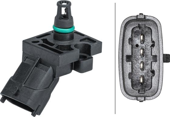 HELLA 6PP009 403-131 - Датчик MAP, тиск повітря autocars.com.ua