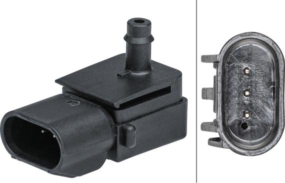 HELLA 6PP 009 403-271 - Датчик, тиск у впускний трубі autocars.com.ua