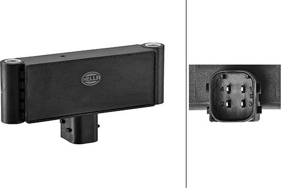 HELLA 6PP 009 409-651 - Датчик, тиск вихлопних газів autocars.com.ua