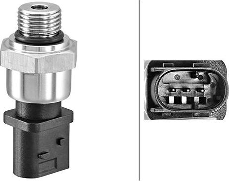 HELLA 6PP 009 409-671 - Датчик, давление выхлопных газов autodnr.net