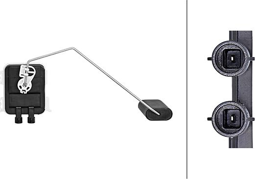 HELLA 6PR 358 187-121 - Датчик, рівень палива autocars.com.ua