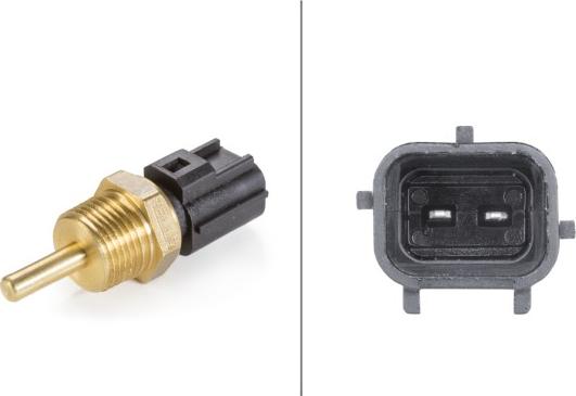 HELLA 6PT 009 107-121 - Датчик, температура охолоджуючої рідини autocars.com.ua