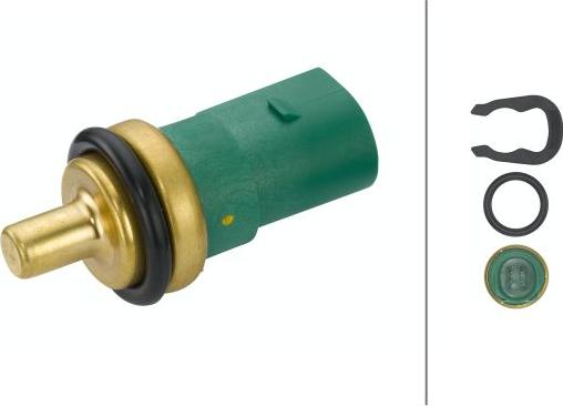 HELLA 6PT 009 107-141 - Датчик, температура охолоджуючої рідини autocars.com.ua