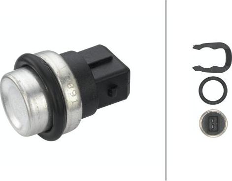 HELLA 6PT 009 107-241 - Датчик, температура охолоджуючої рідини autocars.com.ua