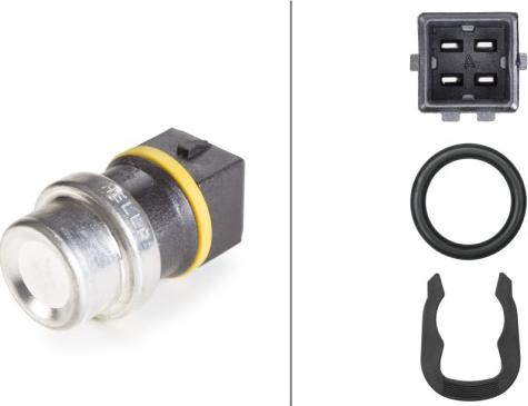 HELLA 6PT 009 107-421 - Датчик, температура охолоджуючої рідини autocars.com.ua