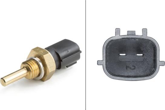 HELLA 6PT 009 107-531 - Датчик, температура масла autocars.com.ua