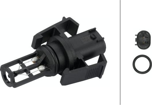 HELLA 6PT 009 109-291 - Датчик, температура впускається autocars.com.ua