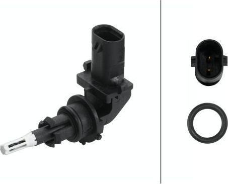 HELLA 6PT 009 109-341 - Датчик, температура впускається autocars.com.ua