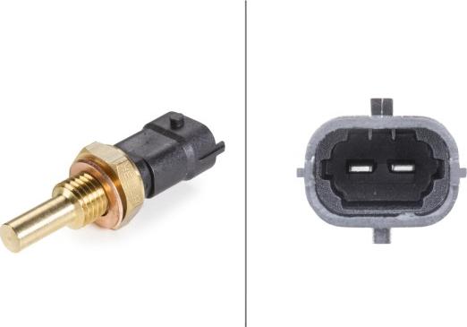 HELLA 6PT 009 309-271 - Датчик, температура охолоджуючої рідини autocars.com.ua