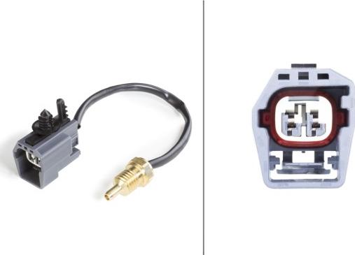 HELLA 6PT 009 309-451 - Датчик, температура охолоджуючої рідини autocars.com.ua
