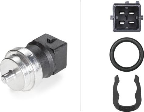 HELLA 6PT 009 309-551 - Датчик, температура охолоджуючої рідини autocars.com.ua