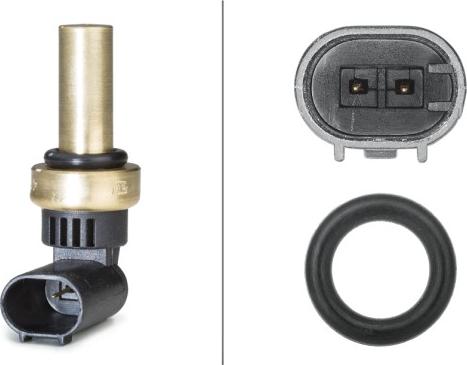 HELLA 6PT 358 058-181 - Датчик, температура охолоджуючої рідини autocars.com.ua