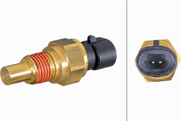 HELLA 6PT 358 385-331 - Датчик, температура охолоджуючої рідини autocars.com.ua