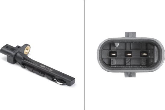 HELLA 6PU 009 110-881 - Датчик імпульсів, колінчастий вал autocars.com.ua