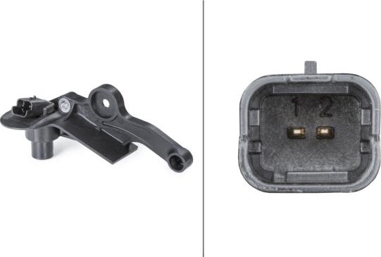 HELLA 6PU 009 163-461 - Датчик імпульсів, колінчастий вал autocars.com.ua