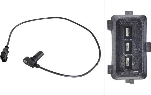 HELLA 6PU 009 163-981 - Датчик імпульсів, колінчастий вал autocars.com.ua