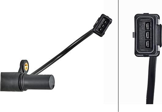 HELLA 6PU009 168-791 - Датчик імпульсів, колінчастий вал autocars.com.ua