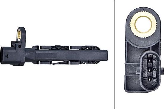 HELLA 6PU009 168-811 - Датчик імпульсів, колінчастий вал autocars.com.ua