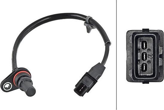 HELLA 6PU009 168-991 - Датчик імпульсів, колінчастий вал autocars.com.ua